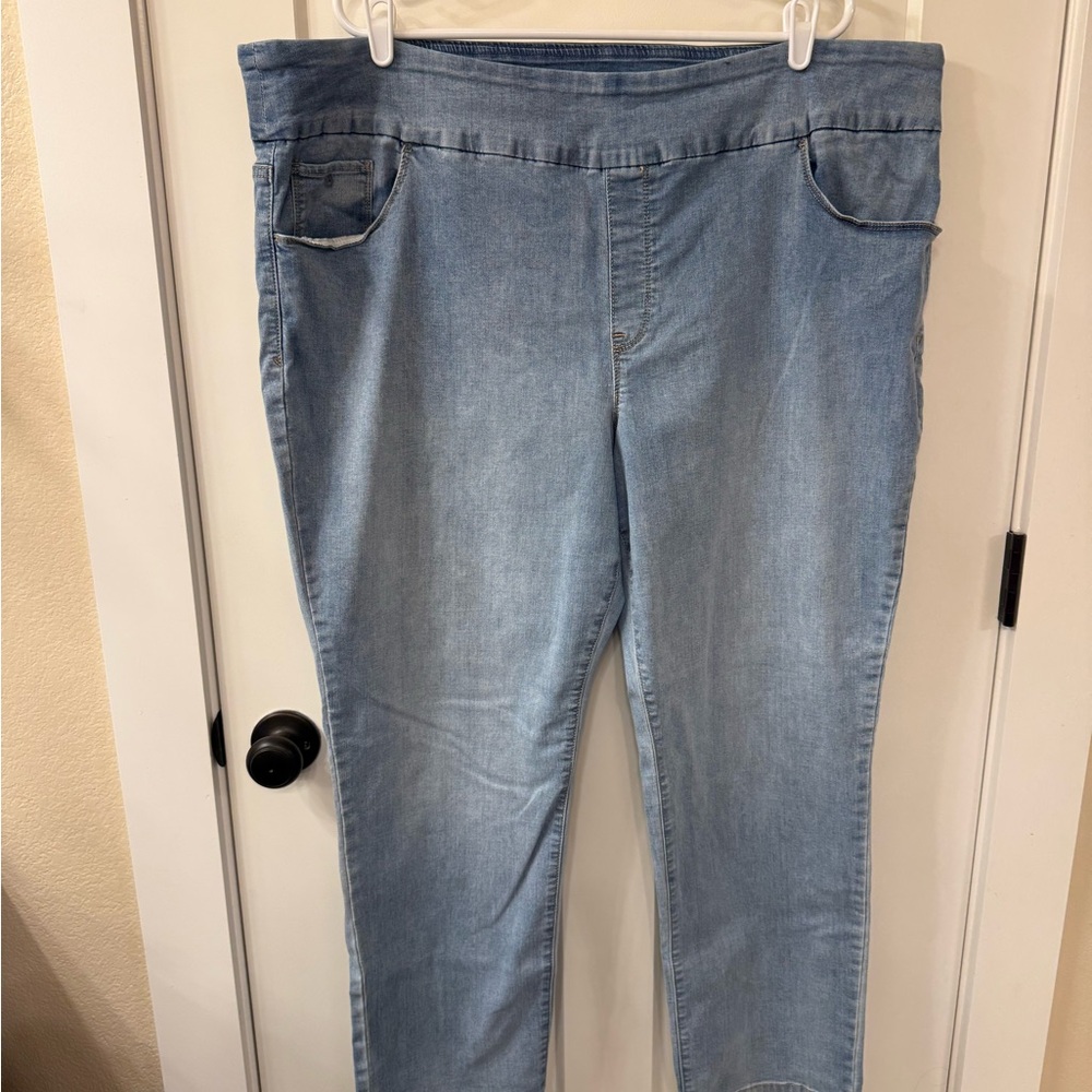 Gloria Vanderbilt Light Blue Skinny Jeans 24W